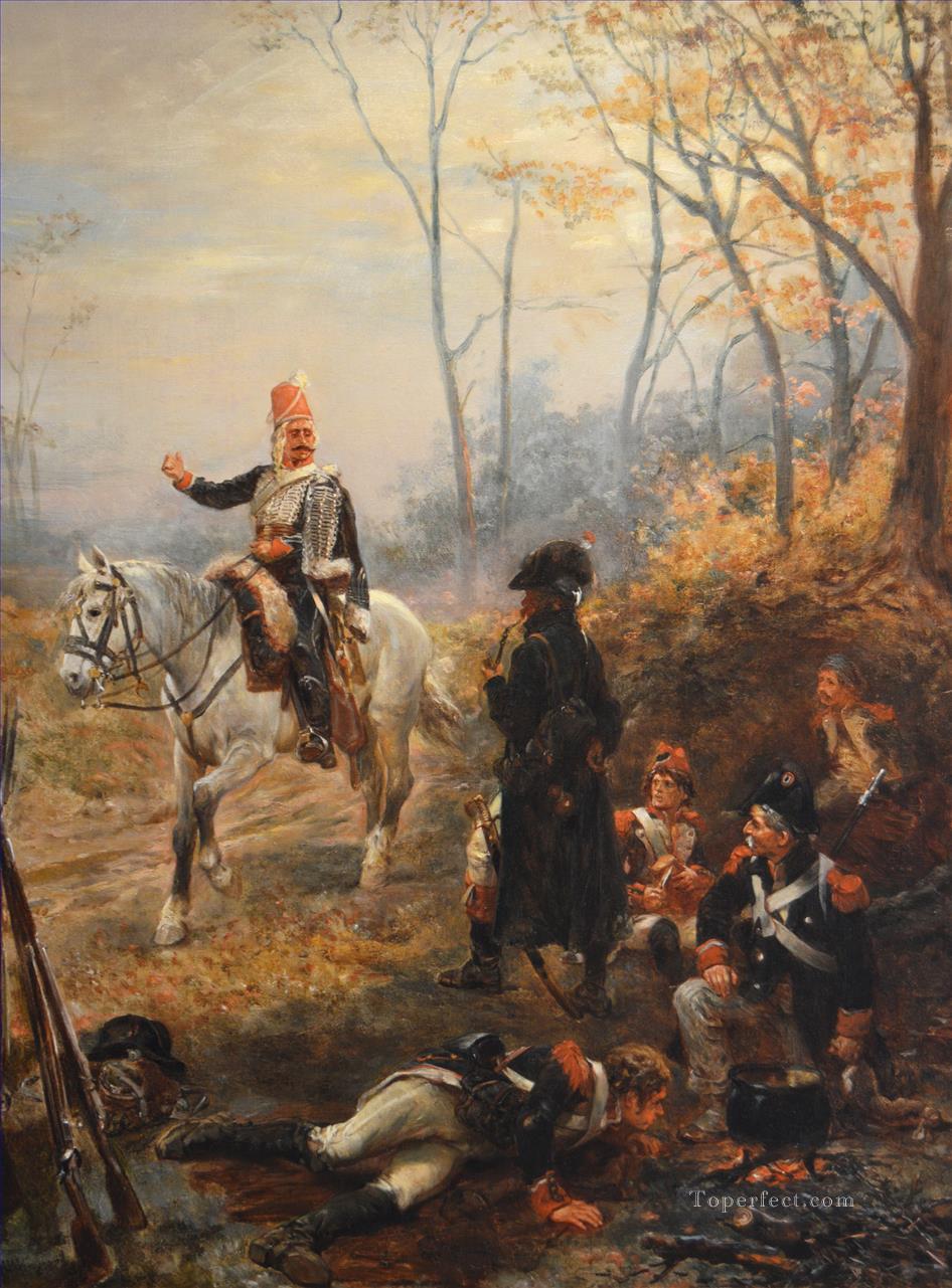 The Soldiers Rest Robert Alexander Hillingford Military War Oil Paintings